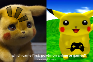 which came first: pokémon anime or games?