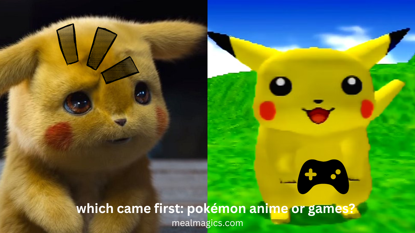 which came first: pokémon anime or games?