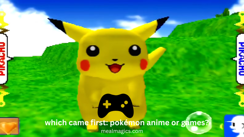 which came first: pokémon anime or games?